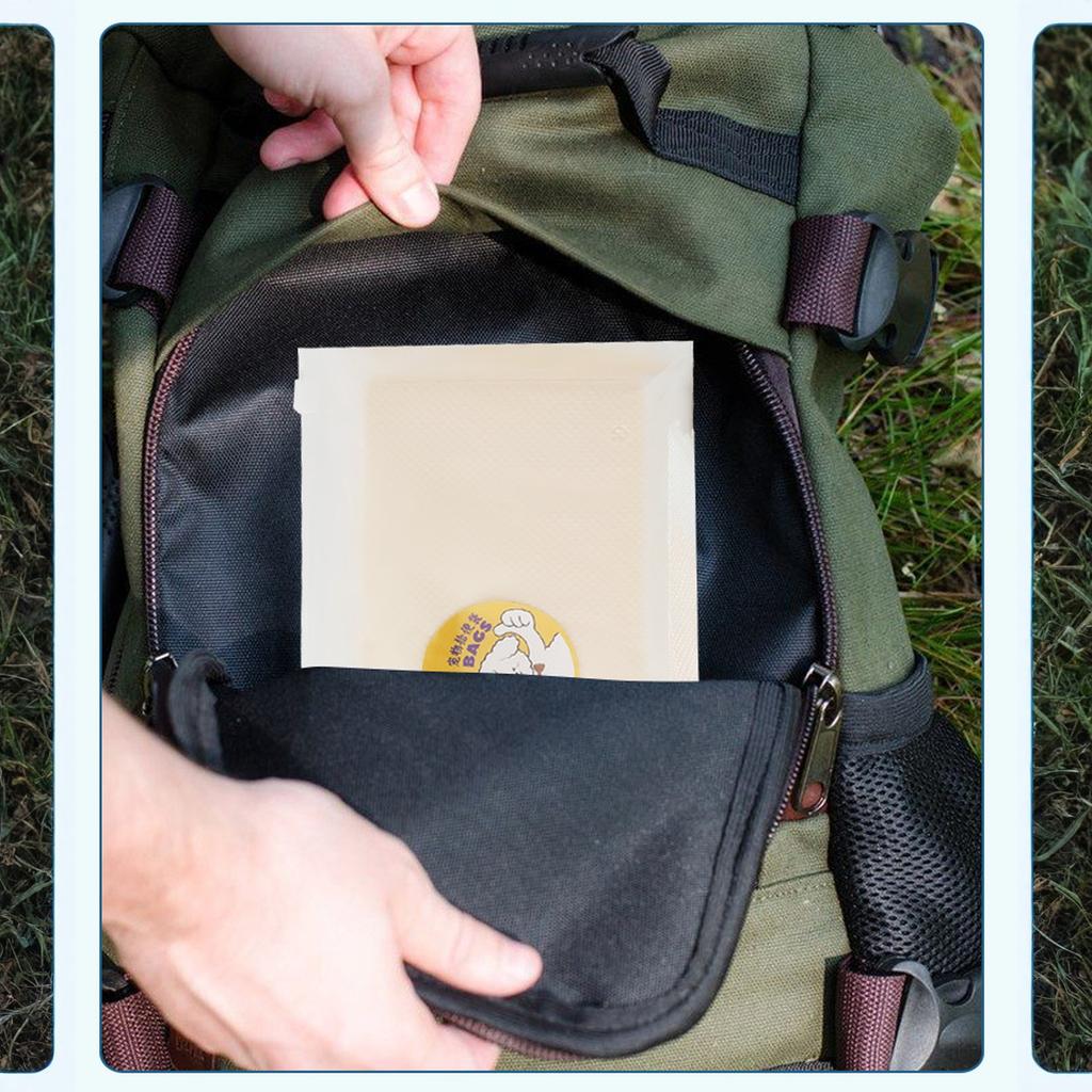New Thickened Double-Layer Pet Poop Bags Vest Eco Zipper Pack
