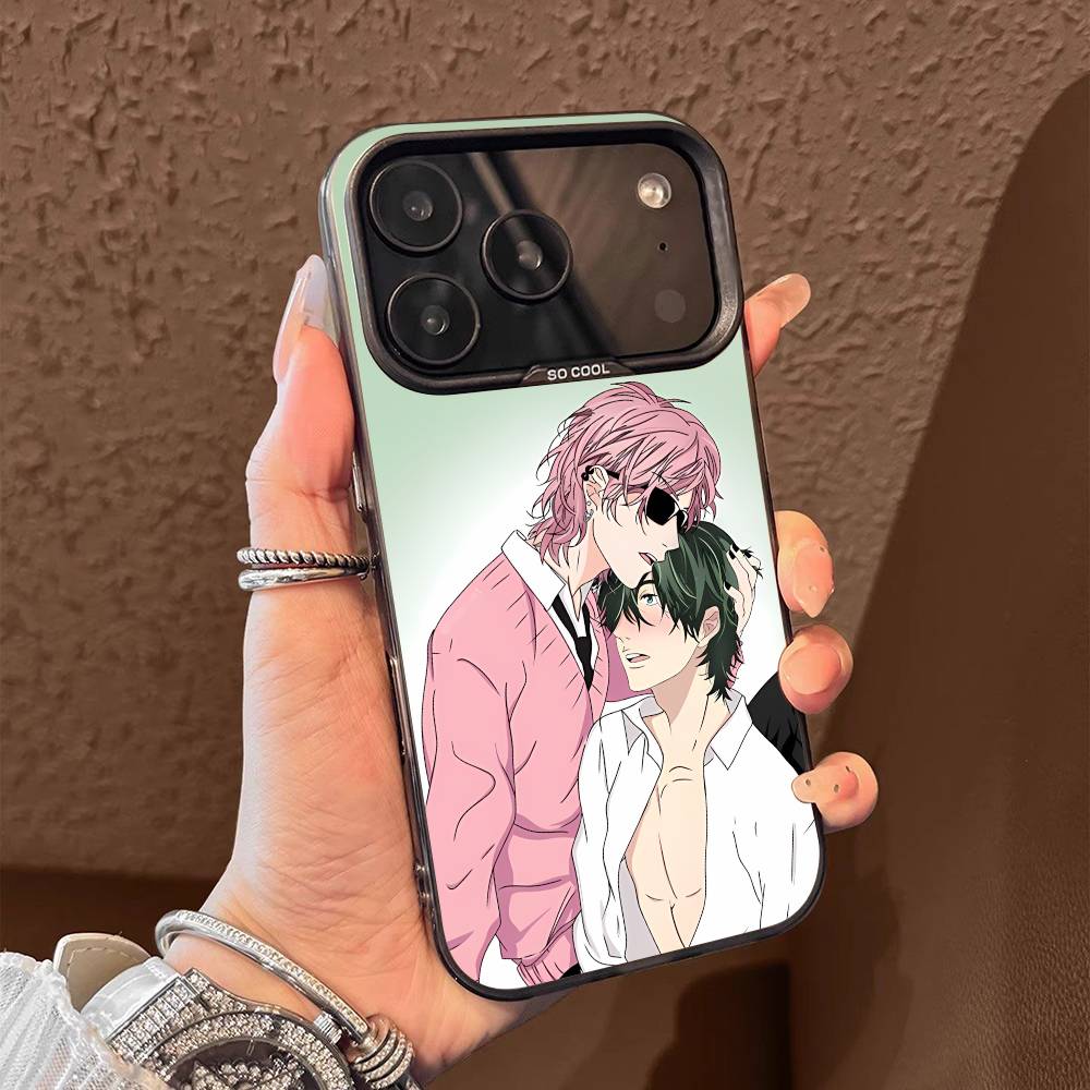 Y-Yarichin C-Comics Club For iPhone 17,16,15,14,13,12,11,Pro,Max,Plus,E,SE4,Air,Mini Black Phone Case IMD Box