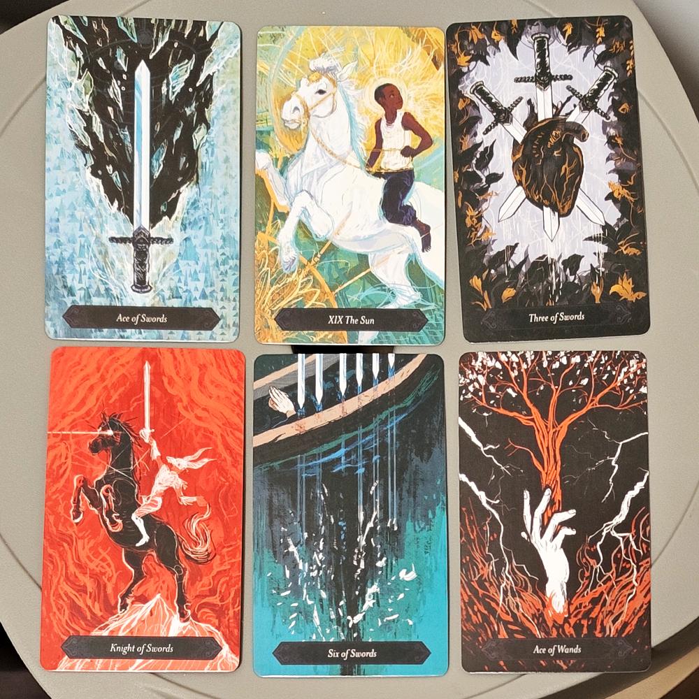 10,3*6cm Lubanko Tarot Deck 80 Surreale & Queer-Inklusive Karten mit 3 Liebenden Karten Taucht Ein in Eine Üppige Welt