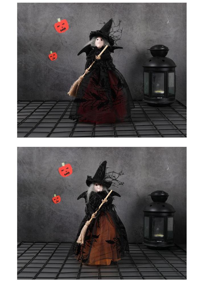 Witch Tree Topper & Halloween Decoration Ornament