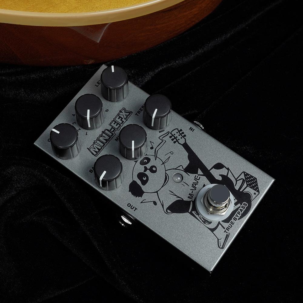 M-VAVE MINI-EFX Guitar Multic-effects Pedal 4 Overdrive Effects 4 Distortion Effects Boost 3 Band EQ True Bypass Guitar Pedals