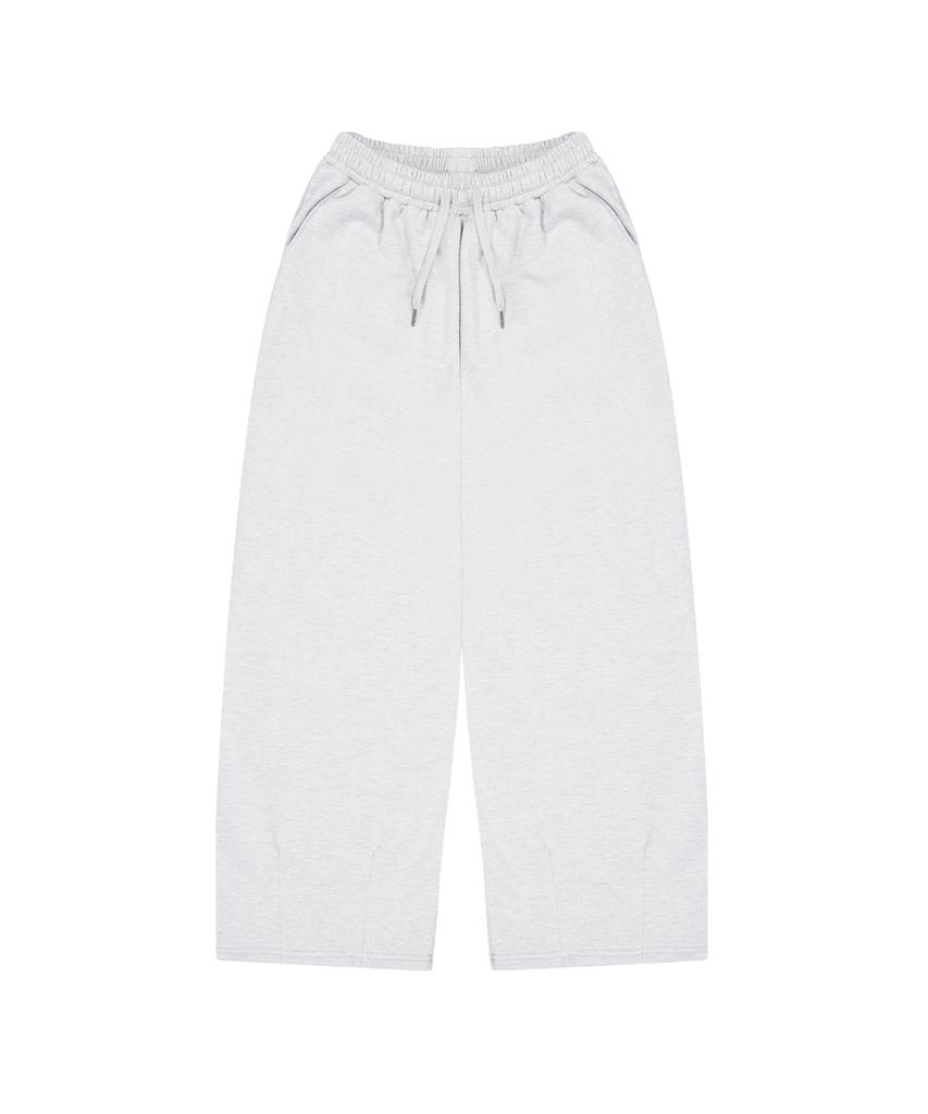 STANDARDERROR [All Seasons Or Fleece-Lined] 87-Stan271 Curved Hem Wide Loose Fit Sweatpants (4 Colors)