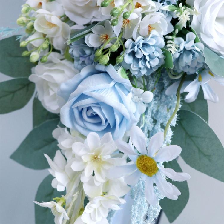 Artificial Rose Bouquets, Bride and Bridesmaid Holding Bouquets for Birthday Wedding Centerpiece Decorations