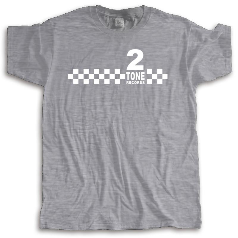 

New t shirt black tops for men 2 Tone Records TShirt - Mens Ska Music Reggae men tshirt fashion tee-shirt male summer tops 4XL