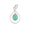 Amazonite Gemstone 925 Sterling Silver Jewelry For Women Handmade Pendant1.60" PP-3-24