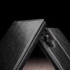 QIALINO For Samsung Galaxy S24 Ultra Wallet Case Genuine Cow Leather Folio Flip Cover