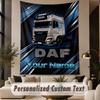 Custom Text Tapestry DAF Print Wall Tapestry Indoor Living Room Wall Decor