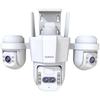 Konka 360° Outdoor Smart AI Security Camera with Full Color Night Vision CN plug (adapter included)