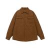 Men's 90% White Duck Down Lightweight Winter Shirt Jacket - Loose Lapel, Plus Size