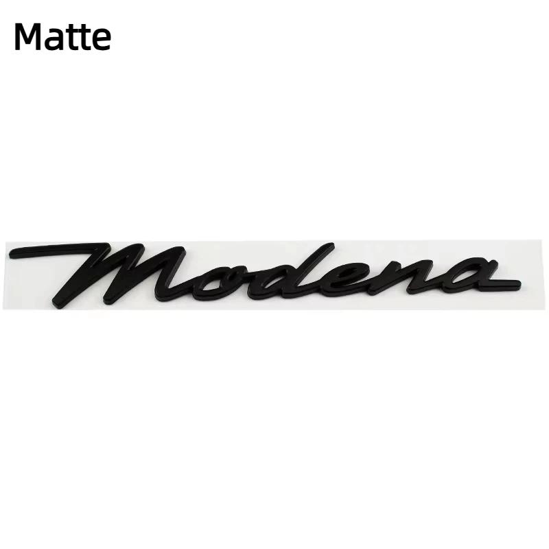 Car Rear Trunk Letters Words Logo Badge Emblem Decals Sticker For Modena L-evant-e Q-uattroport-e G-hibl-i Accessories