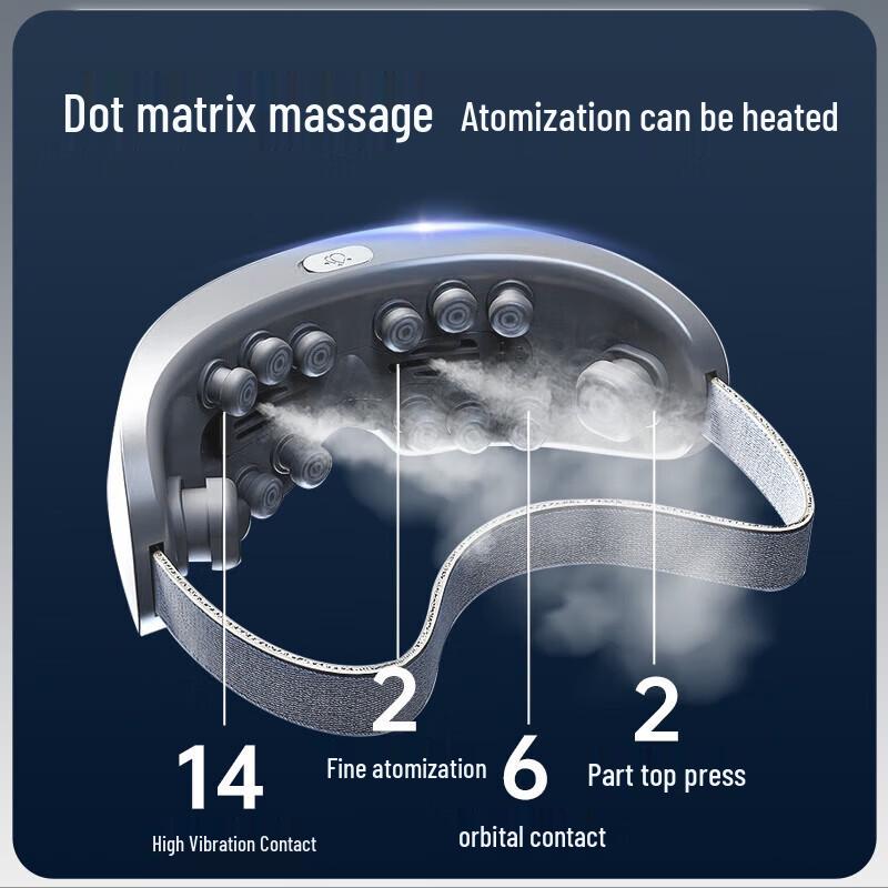 WayourCare Heated Vibrating Eye Massager CN plug (adapter included)