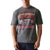 Chemise Oversized - - NFL Las Vegas Raiders - 100% Coton - Manches Courtes - Charcoal