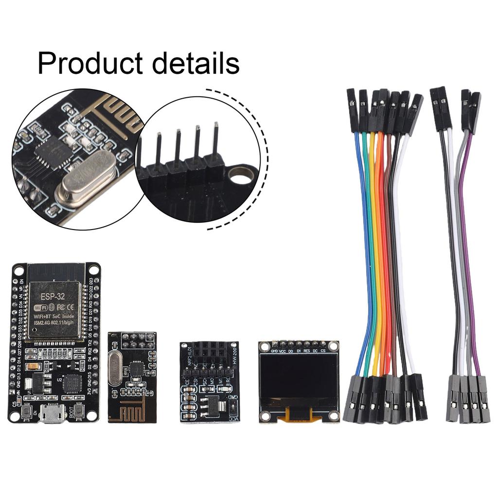 ESP321 NRF24L01 Cable Display Module For Hoymiles DIY Kit/set Socket PV Modules Monitor Parts Solar Power Supplies Home Tools