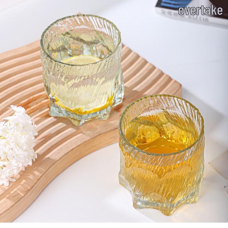 ZISIZ Glacier Pattern Glassware Set