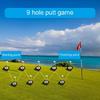 9Pcs Golf Training Putters Set for Indoor Outdoor Men Women Golfer, Golf Putting Cup and Flags Golfs Hole Training Aids