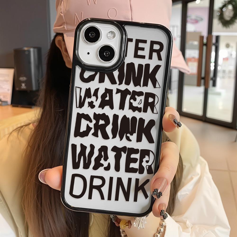 Acrylic Phone Case for iPhone 11 12 13 14 Pro 12 14 16 Pro Max for Samsung A16 A36 A56 S24 FE High-quality Painted Anti-fall Mobile Phone Case