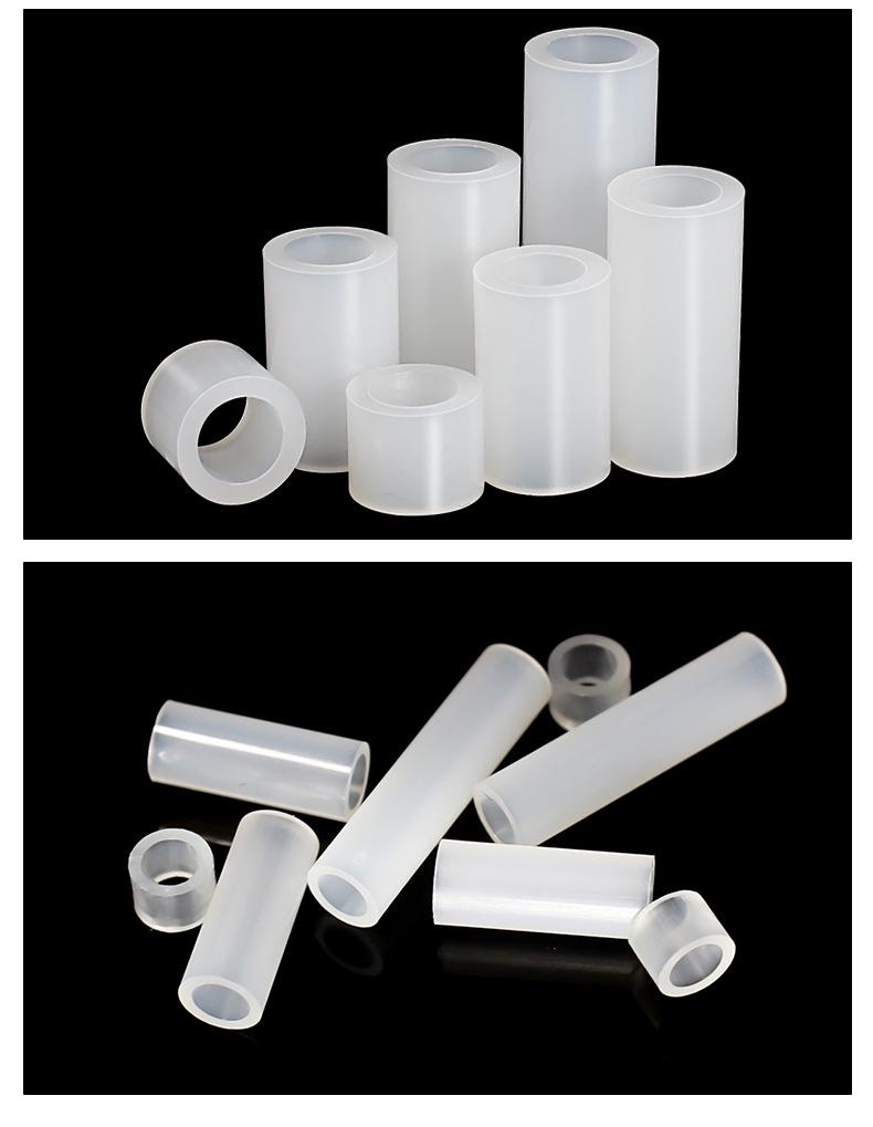 Nylon Insulating Spacer M4M5 Round Riser for LED Lamps and PCB Support