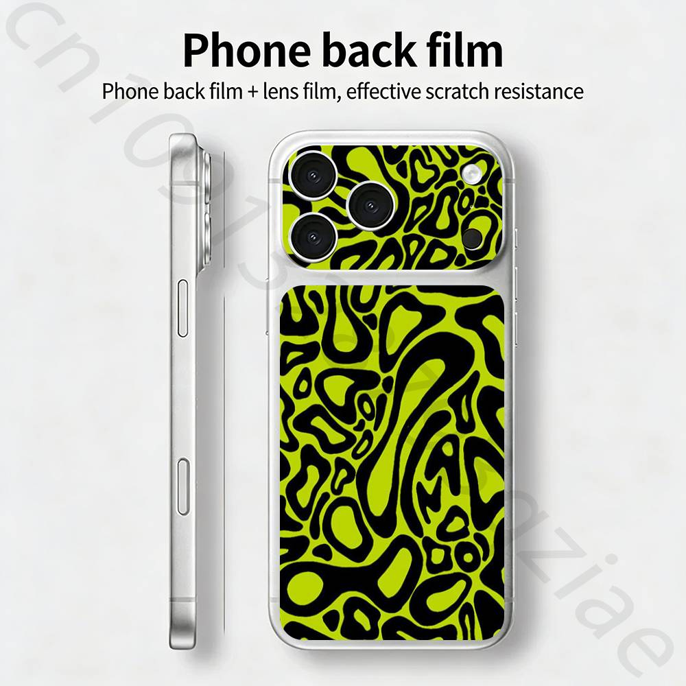 L-Lando Norris Na iPhone 17 pro Max /17 pro Pełne Pokrycie Naklejka Skóra Folia Ochronna 3D Kolorowa Tylna Naklejka