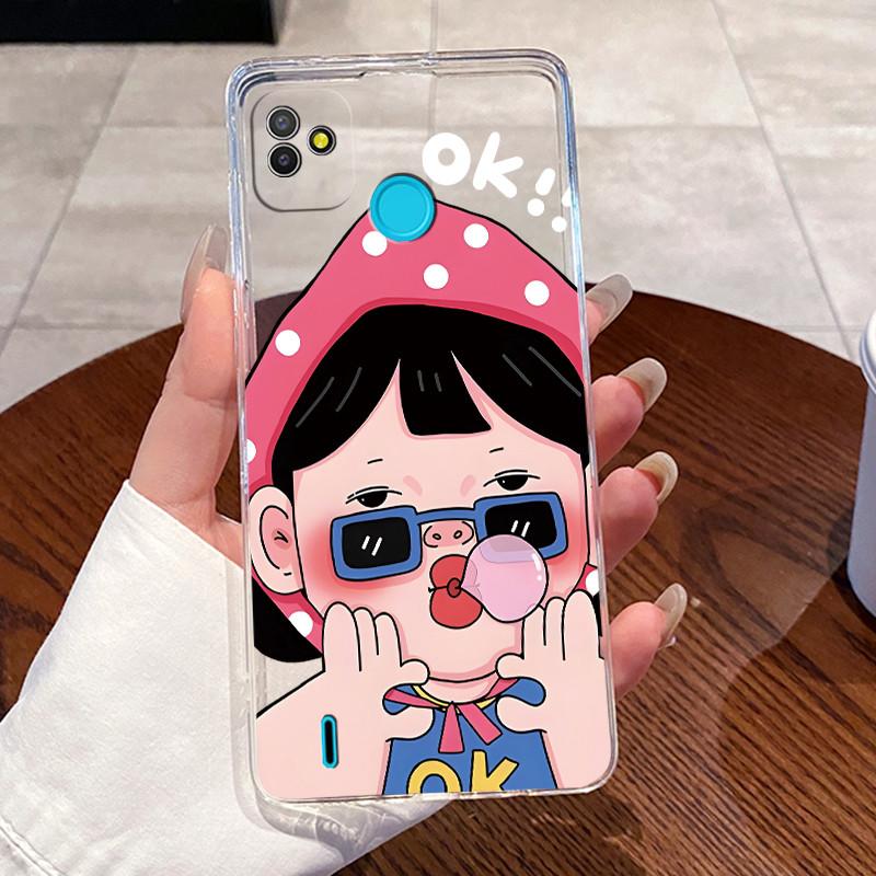 For Tecno Pop 5 Pop 4 Air Pop4 LTE Phone Case BD2 BD3 BD1 BD4 BD4a Shell Case Cute Cat Clear Silicone Soft TPU Jelly Back Cover