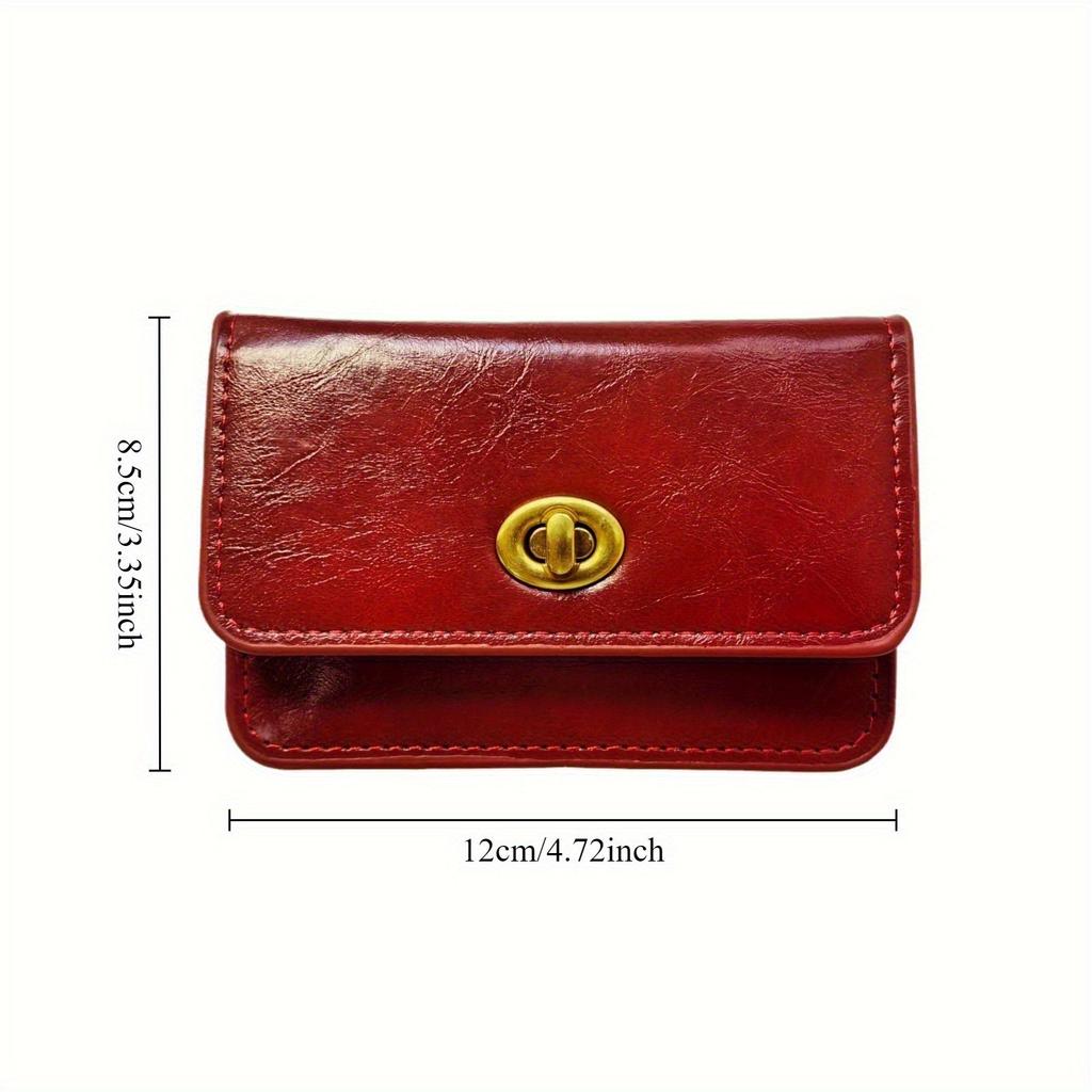 Portamonete Stile Vintage, Mini Portafoglio, Piccola Custodia per Monete con Portacarte, Accessorio Moda Donna, Portacarte mini portamonete