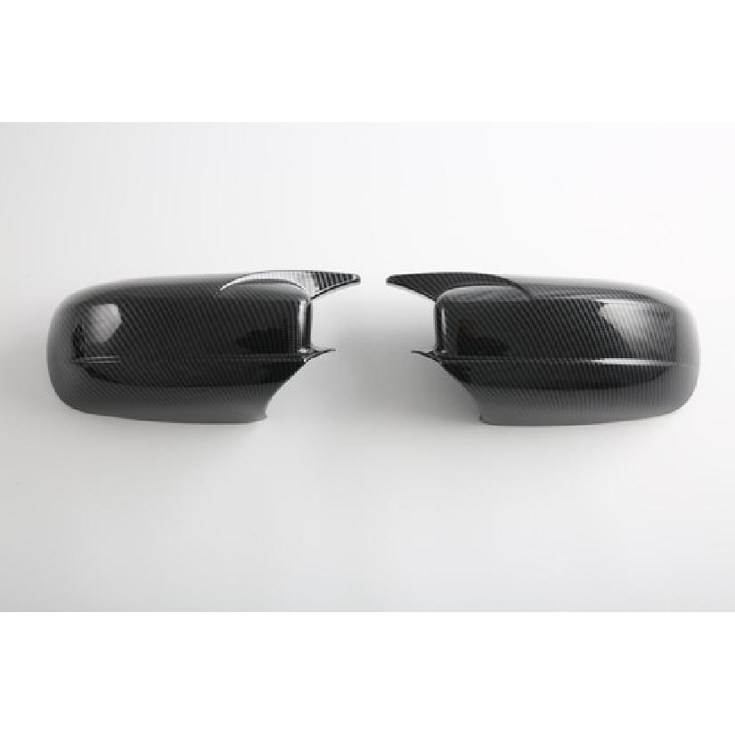 Side Door Mirror Lid Cover Trim Carbon Fiber Look For 2016- Dodge Charger