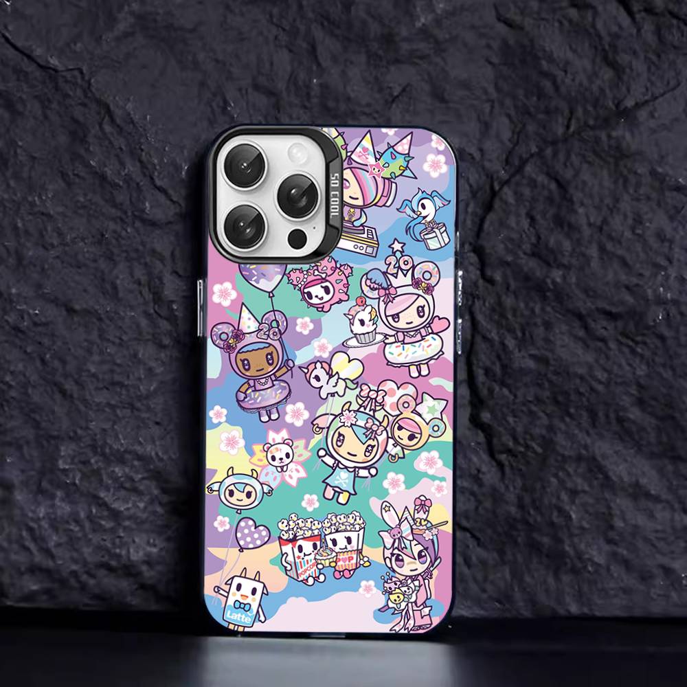 Japan Tokidoki For IPhone 17 16 15 14 13 12 11 Pro Max Plus Matte Color Back Phone Cover