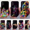 Bunte Tierhülle Für Samsung S10, Plus, S9, Ultra, S24, S21, S20, S23, FE, S22, S25, Lite, Weiches Silikon Schwarz