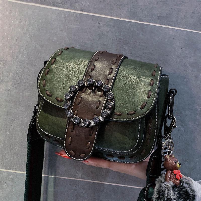 

Винтажная сумка через плечо с цветочным принтом, женская сумка через плечо с узором коры дерева, сумка на плечо в этническом стиле зелёный