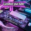 Custom Name Personalized Kpop Demon Hunter Pattern Mousepad, Laptop PC Desk Mat, Decorative Desk Mat for Home Keyboard Pad Gift