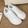 Men Barefoot Casual Flats Women Wide Palm Driving Shoes Black Wide Head Couple Walking Shoes Blue White Shoes Large Size