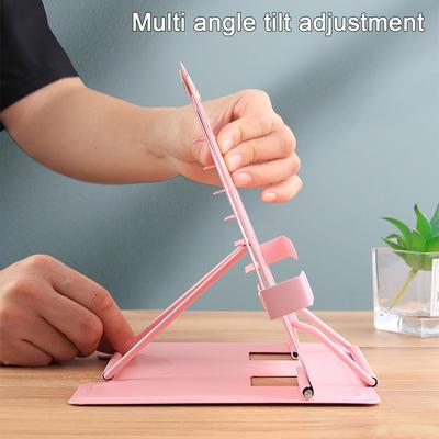 Reading Book Stand Cartoon Dolphin 6 Levels Adjustable Multi-purpose Foldable Solid Iron Kids Adults Student Book Magazine Tablet Clip Holder