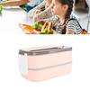 304 Stainless Steel Lunch Storage Container 1400ml Thermal Lunch Box For Picnics