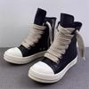 New Women Sneakers High-top Men's Casual Shoes Leather Shoes for Women Flat Sport Shoes Thick Lace Up Unisex Couple Women Shoes