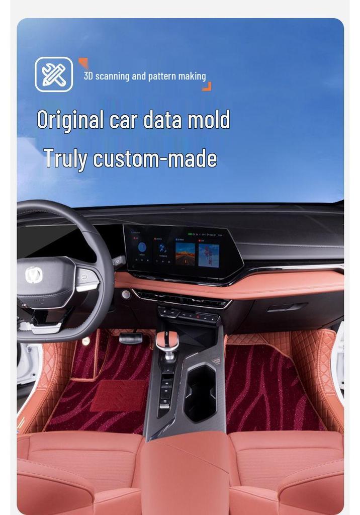 Floor Mats for Changan X5 Plus - Second Generation: Carpet Leather Interior Supplies