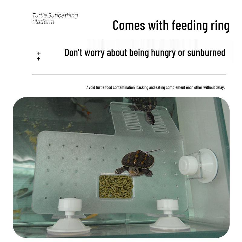 Turtle Basking Ramp: Floating Island Ladder for Aquariums