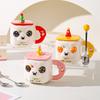 Cute Cartoon Cute Pet Animal Mug Souvenir Birthday Party Cute Ceramic Cup Household Milk Breakfast Cup