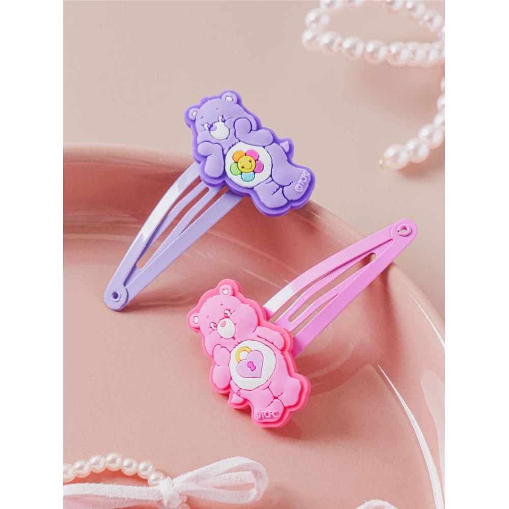 Daiso Care Bear Shaped Snap Pins  Pack Of 2