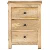 Vidaxl Stolik Nocny, 45X35X60 Cm, Lite Drewno Mango