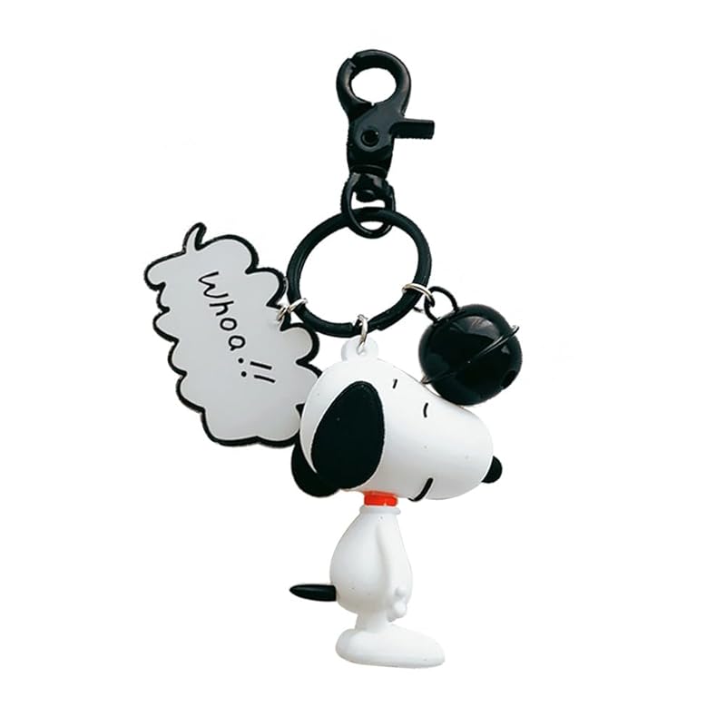 

[TwsiT] snoopy key ring cute anime car keychain cute bag charms multifunctional ornaments mobile phone Accessories miscellaneous goods Popularity
