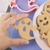 10Pcs/ Set Halloween Cookie Cutters DIY Ghost Face Biscuit Fondant Embosser Stamp Cake Decorating Tool Baking Supplies