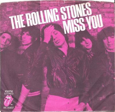 7inch Record ROLLING STONES - Miss You RS19307 Rolling Stones  1978 US Rock Used