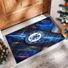 Tappeto in Flanella Stampato Chelsea FC Antiscivolo Morbido Poliestere Tappeto per Pavimento Tappetino Decorativo da Interno per Camera da Letto Soggiorno Divano Sala Giochi Decorazione Casa