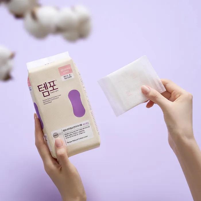 

Tempo Pad Натуральный Хлопок Длинные 40 шт.