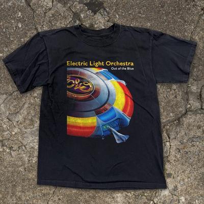 Electric Light Orchestra Out Of the Blue Unisex Černé tričko Velikost S-5XL Unisex Tričko