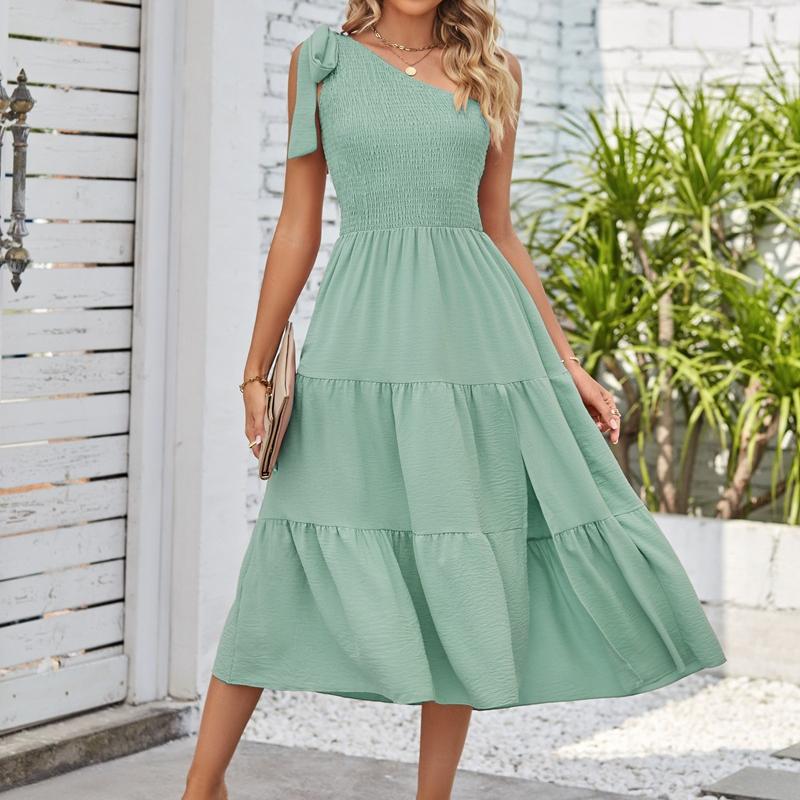 

YYFS женские модные весенне-осенние однотонные повседневные платья без рукавов с высокой талией и принтом XL