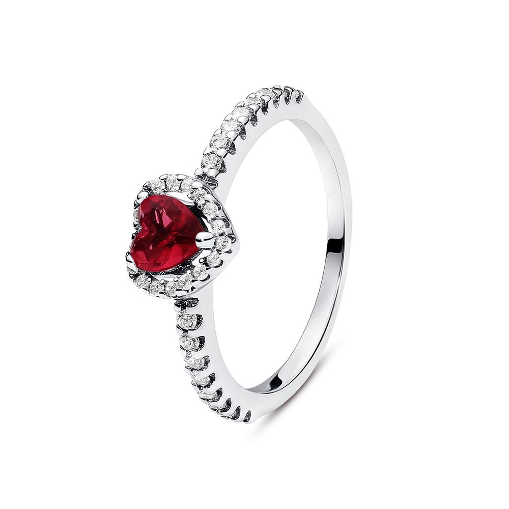 Original 925 Silver Rings For Women Crown Love Heart Sun Moon Engagement Wedding Rose Gold Pave CZ Ring Luxury Jewelry