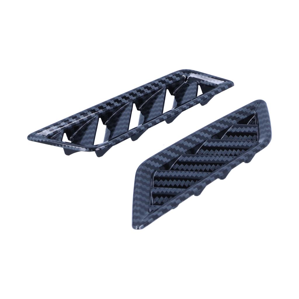2pcs Dashboard Upper Air Vent Trim Frame Left Right Carbon Fiber Style Fit for MK8 2020‑2021
