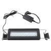 LED Aquarium Light Color Changing Fish Tank Light with Extendable Brackets Black for Aquarium Fish Tank Black EU Plug