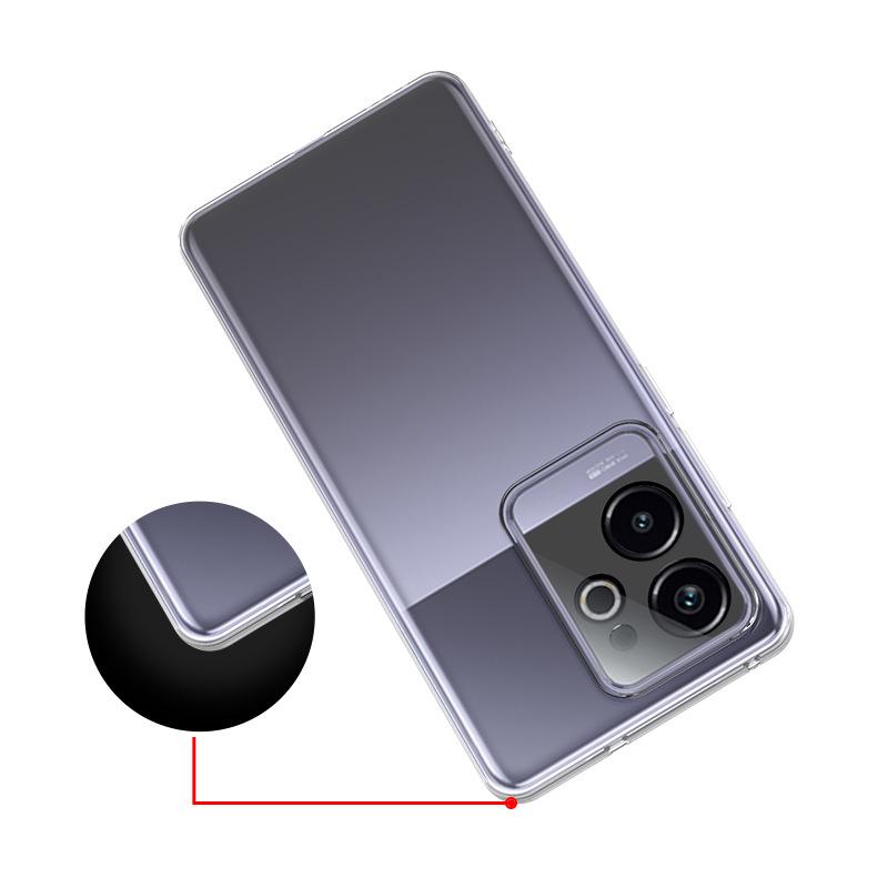 Applicable to OPPO RENO 16 domestic version ultra-thin transparent mobile phone case RENO 15F high-transparency tpu naked soft case