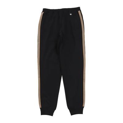 Long Pants Stretch Quick Dry One Point Logo Embroidery Basic Sports Black [Champion] C3-ASF01 Men's